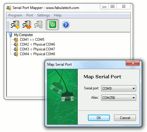 Serial Port Mapper Screenshot